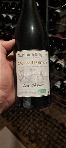 Rhône-dalen Crozes-Hermitage Domaine Breyton Les Chênes 2021