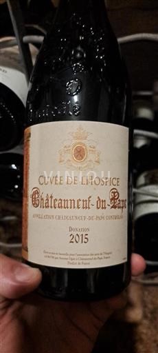 Rona dolina Châteauneuf-du-Pape Château Neuf-du-Pape de l'Hospice 2015