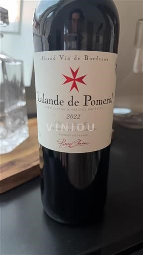 Bordeaux Lalande-de-pomerol Pierre Chanau 2022