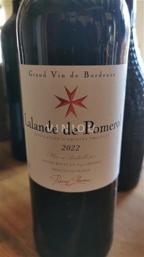 Bordeaux Lalande-de-Pomerol Pierre Chanau 2022