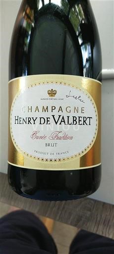 Champaña Champán Henry de Valbert Tradition Sin añada