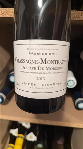 Bourgondië Chassagne-Montrachet Premier Cru Vincent Girardin Abbaye De Morgeot 2013