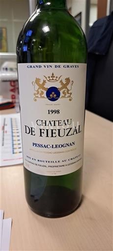 Bordeaux Pessac-Léognan Château Fieuzal 1998