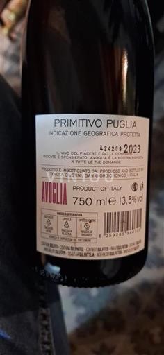 Puglia Niet gespecificeerd Tenuta Giustini Avoglia 2023