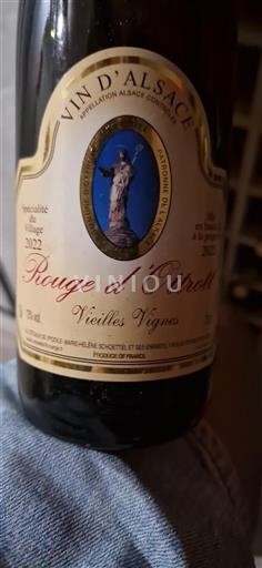 Alsacia Domaine Ottrott Rouge d'Ottrott Vieilles Vignes 2022