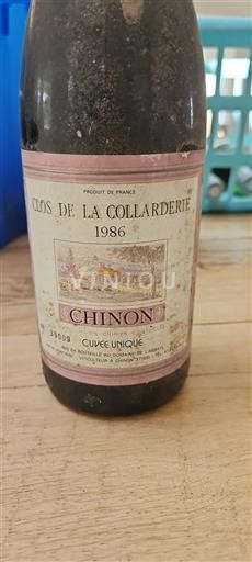 Loire Valley Chinon Clos de la Collarderie Unique 1986