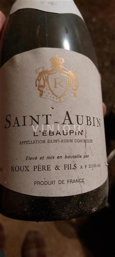 Burgund Saint-Aubin Roux Père & Fils L'Ebaupin Ohne Jahrgang