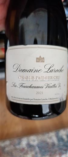 Bourgondië Chablis Premier Cru Domaine Laroche Les Fourchaumes Vieilles Vignes 2021