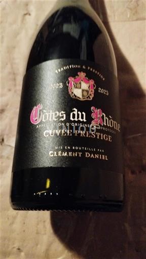Rhônen laakso Côtes-du-rhône Clément Daniel Prestige 2023