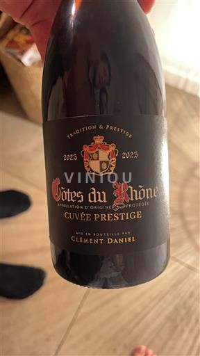 Thung lũng Rhône Côtes-du-rhône Clément Daniel Prestige 2023