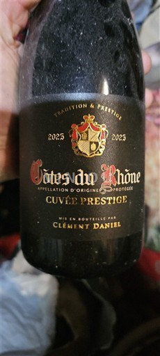 Rhônedalen Côtes du Rhône Clément Daniel Prestige 2023
