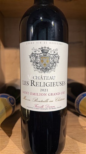 Bordeaux Saint-Émilion Grand Cru Grand Cru Château Les Religieuses 2021