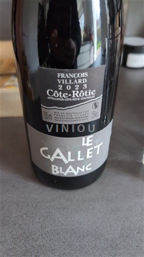 Rhône Valley Côte-Rôtie François Villard Le Gallet Blanc 2023