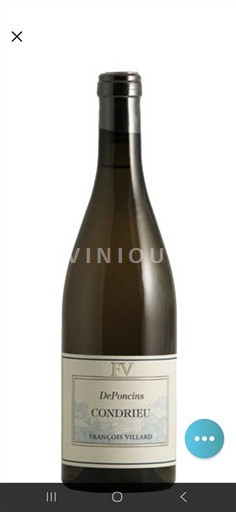 Rhône Valley Condrieu François Villard DePoncin 2023