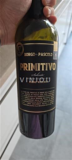 Apulien Alezio Borgo al Pascolo Vigne Vecchie Icke årgångsbetecknad
