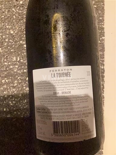Rona dolina Côtes-du-Rhône Ferraton La Tournée 2021