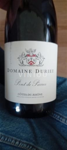 Rhône-dalen Côtes-du-Rhône Domaine Durieu Pont de Pierres 2023