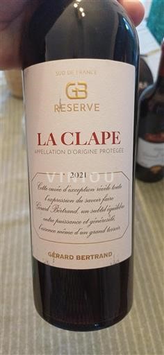 Languedoc La Clape Gérard Bertrand Réserve 2021