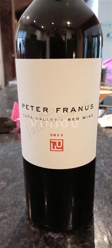 Kalifornische AVA Napa Valley Peter Franus 2014