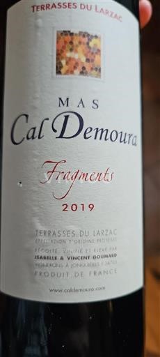 Languedoc Terrasses-du-larzac Mas Cal Demoura Fragments 2019