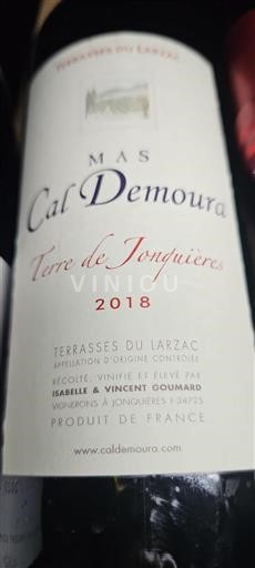 Languedoc Terrasses del Larzac Mas Cal Demoura Terre de Jonquières 2018