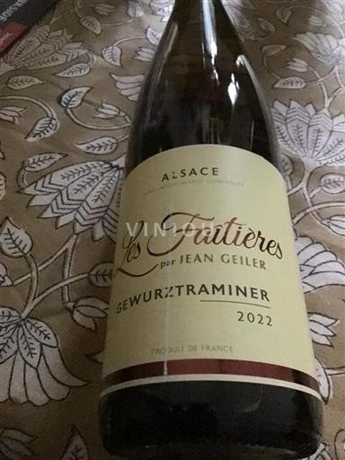 Alsácia Jean Geiler Les Faitières 2022