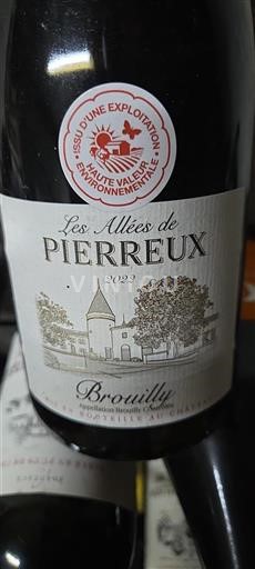 Beaujolais Brouilly Les Allées de Pierreux 2022