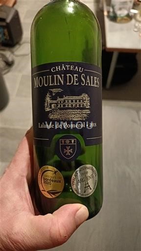Bordeaux Lalande-de-pomerol Château Moulin de Sales 2018