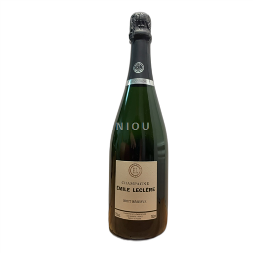 Champaña Champán Émile Leclère Brut Réserve Sin añada