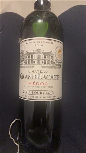 Bordeaux Médoc Cru Bourgeois Château Grand Lacaze 2016