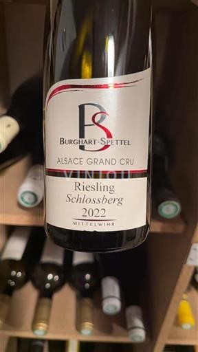 Elsass Alsace Grand Cru Grand Cru Burghart-Spettel Schlossberg 2022