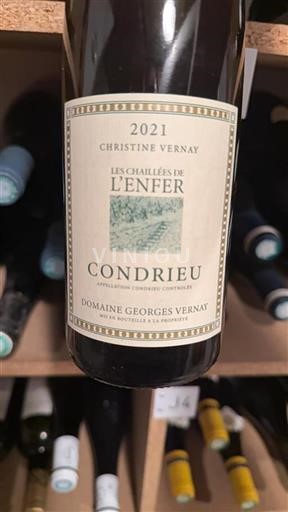 Vale do Ródano Condrieu Domaine Georges Vernay Les Chaillées de l'Enfer 2021