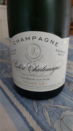 Champaña Champán Grand Cru Robert Charlemagne Réserve Brut Sin añada