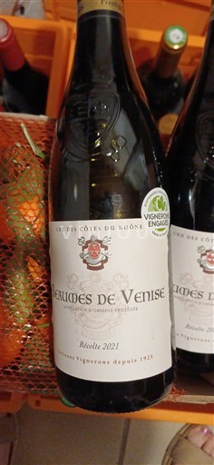 Rhônetal Beaumes de Venise Vignerons de Beaumes de Venise 2021