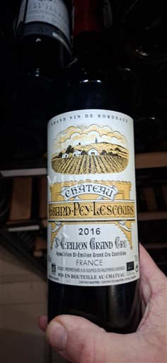 Bordeaux Saint-Émilion Grand Cru Grand Cru Château Grand-Pey-Lescours 2016