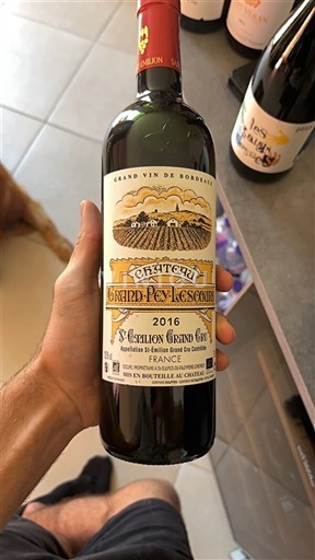 Bordeaux Saint-Émilion Grand Cru Grand Cru Château Grand-Pey-Lescours 2016