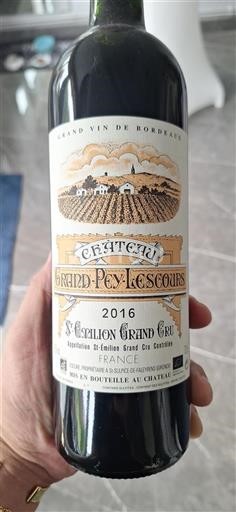 Bordeaux Saint-Émilion Grand Cru Grand Cru Château Grand-Pey-Lescours 2016