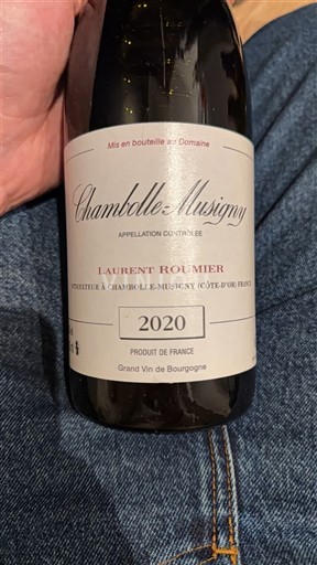 Burgundy Chambolle-Musigny Laurent Roumier 2020