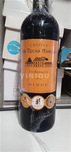 Bordeaux Médoc Cru Bourgeois Château Les Trois Manoirs 2016