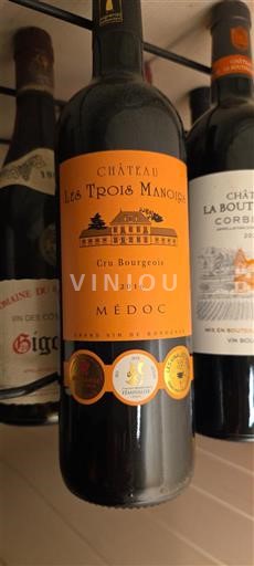 Bordeaux Médoc Cru Bourgeois Château Les Trois Manoirs 2016