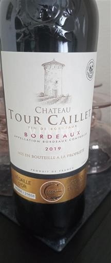 Bordéus Château Tour Caillet 2019