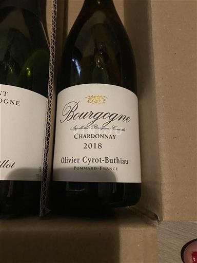 Bourgondië Bourgogne Olivier Cyrot-Buthiau 2018