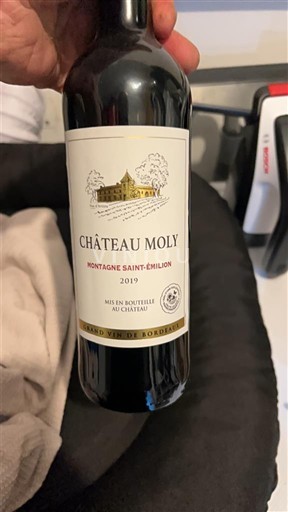 Bordeaux Montagne-Saint-Émilion Château Moly 2019