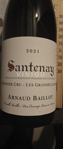 Borgoña Santenay Premier Cru Arnaud Baillot Les Grandes Lignes 2021