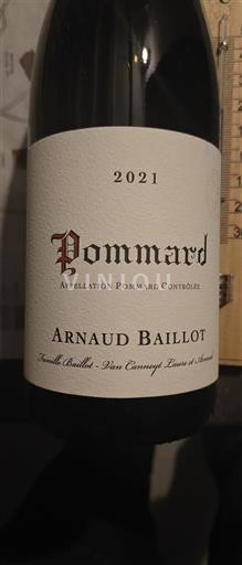 Burgund Pommard Arnaud Baillot 2021