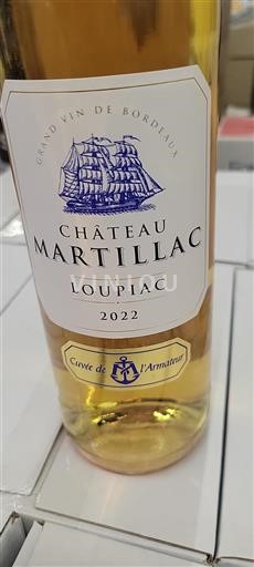 Bordéus Loupiac Château Martillac de l'Armateur 2022