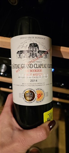 Bordeaux Haut-Médoc Château Grand Clapeau Olivier 2014