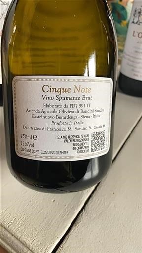 Tuscany Not Specified Azienda Agricola Oliviera di Bandini Sandro Cinque Note Non-Vintage