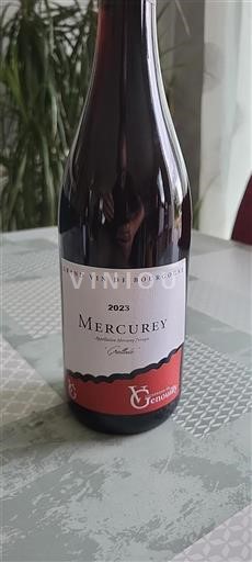 Burgundy Mercurey Vignerons de Genouilly Grelotte 2023