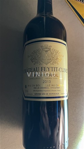 Bordeaux Pomerol Château Feytit-Clinet 2013